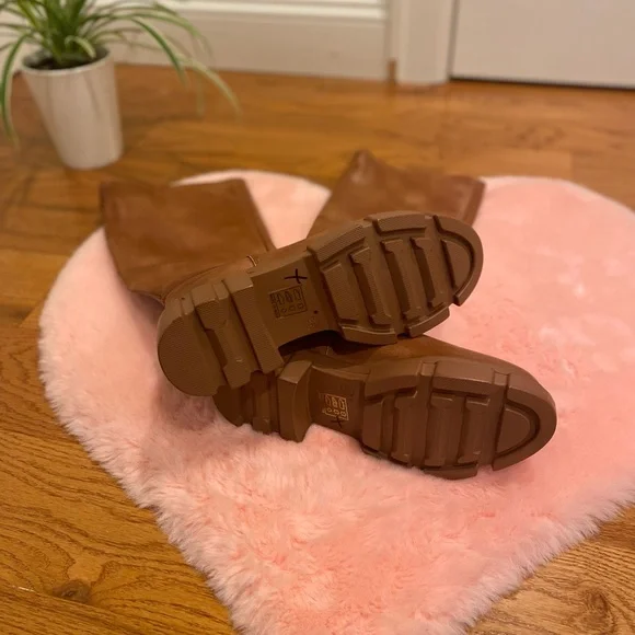 Free People Brooks Caramel Tall Boots size 38 - Picture 11 of 14